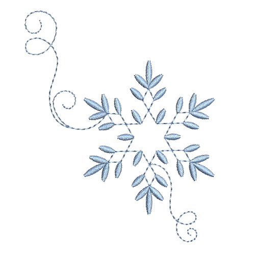 snowflake machine embroidery design needle passion embroidery npe